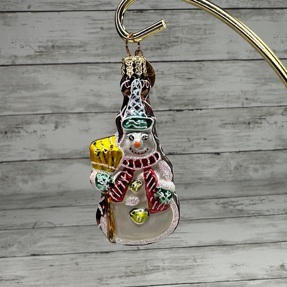 Christopher Radko COOKIE CUT FRESH gem 010780 Snowman cookie w box mint